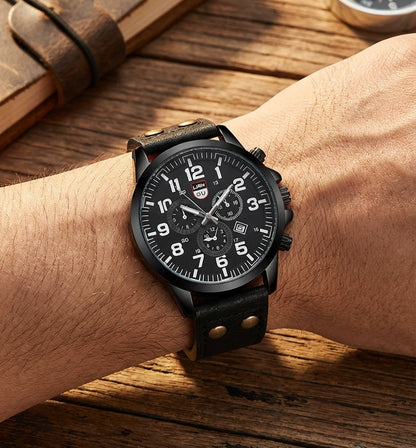 Watch & Bracelet (Black)